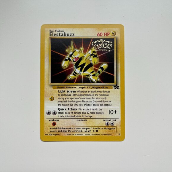 Electrabuzz Promo Pokemon Card - Picture 3 of 7